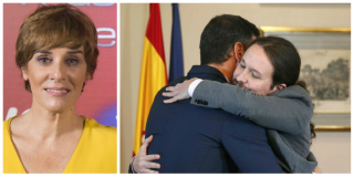 Los tuiteros salen en masa contra Anabel Alonso por celebrar como una posesa el pacto Sánchez-Iglesias: "Enseña ese tuit dentro de dos años en el paro"