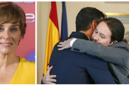 Los tuiteros salen en masa contra Anabel Alonso por celebrar como una posesa el pacto S&aacute;nchez-Iglesias: "Ense&ntilde;a ese tuit dentro de dos a&ntilde;os en el paro"