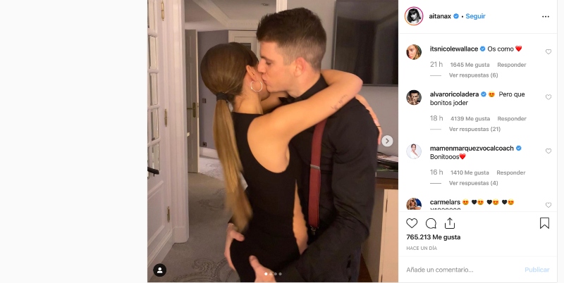 El 'calent&oacute;n' de &Eacute;lite: Miguel Bernardeau engancha del c**o a Aitana como si no hubiera un ma&ntilde;ana y lo comparten en Instagram