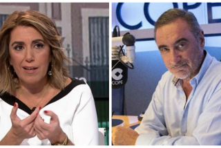 Carlos Herrera le pega un meneo a Susana D&iacute;az por esconderse en medios afines para hablar de los ERE y por ir ahora de amiga de su odiado S&aacute;nchez