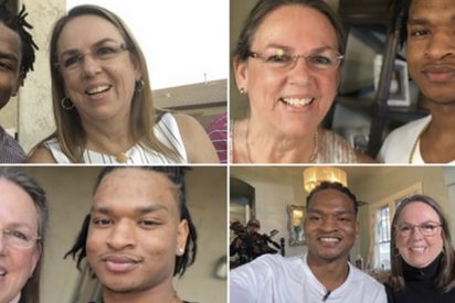 Esta mujer celebra por cuarto a&ntilde;o consecutivo el D&iacute;a de Acci&oacute;n de Gracias con el desconocido al que invit&oacute; por error en 2016