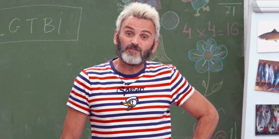 El actor Fernando Tejero hace el 'ridículo' más espantoso en su 'Vuelta al cole' en Telemadrid