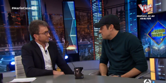 Pablo Motos a Mario Casas en 'El Hormiguero': "¿Cuándo engordas y adelgazas, la picha también?"