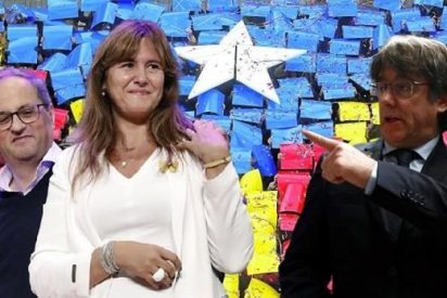 Desde su 'b&uacute;nker' de Waterloo, Puigdemont decapita al quemado Torra y elige a Laura Borr&agrave;s como 'heredera'