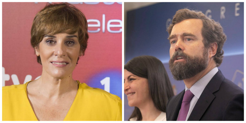 La 'guerracivilista' Anabel Alonso acusa a Espinosa de los Monteros de re&iacute;rse de los muertos del franquismo y en Twitter la ponen contra el pared&oacute;n