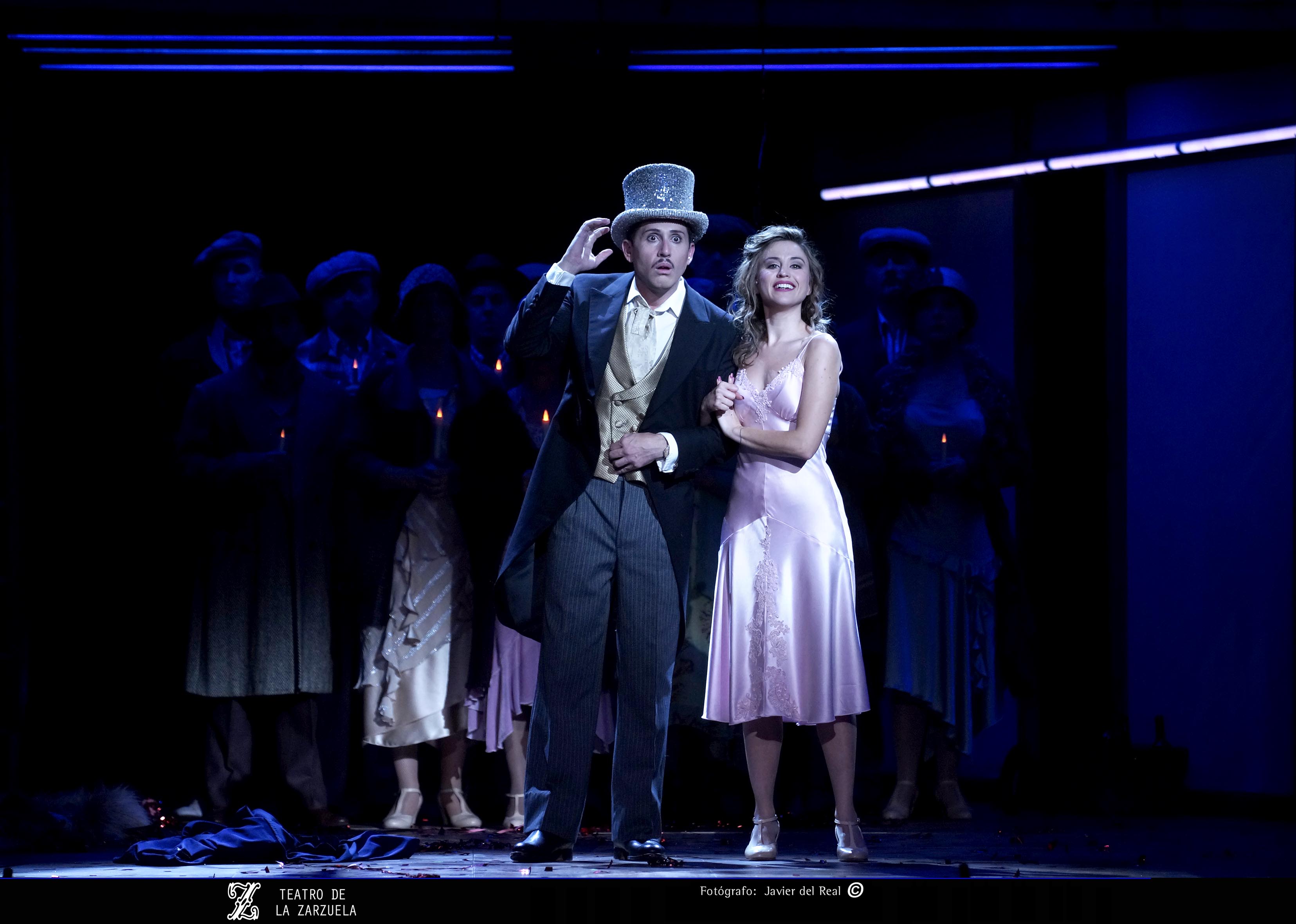 Tres musicales sombreros de copa