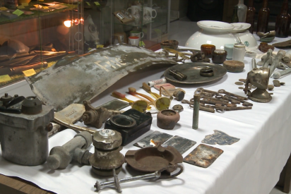 Por primera vez exponen los objetos recuperados de La Guarida del Lobo, el b&uacute;nker m&aacute;s secreto de Hitler