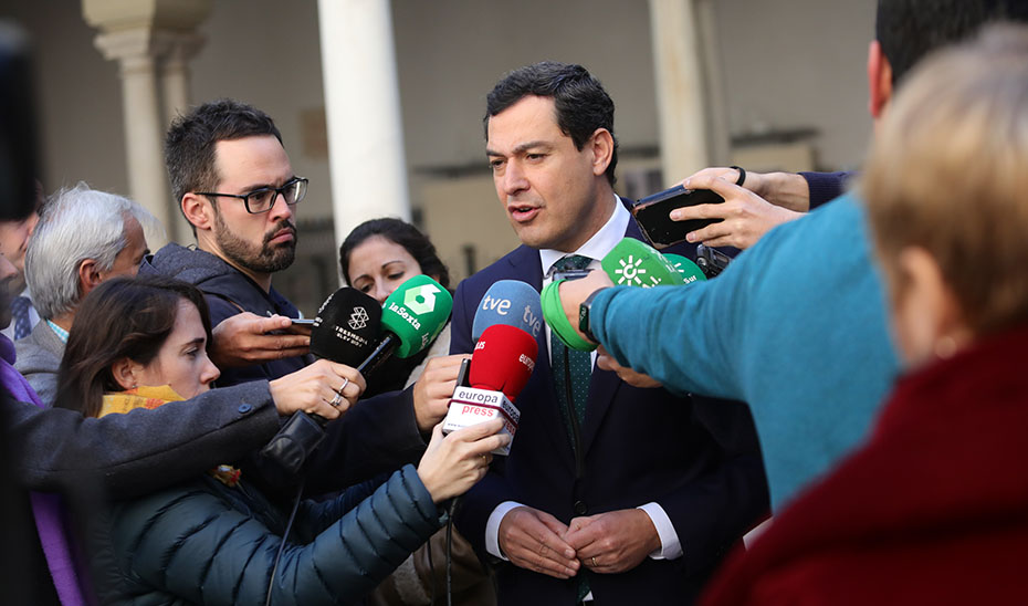El presidente de Andaluc&iacute;a insiste en una reuni&oacute;n con S&aacute;nchez para abordar la financiaci&oacute;n