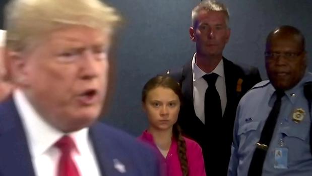 Donald Trump aconseja a Greta Thunberg que se 'relaje' y vea 'una buena película'
