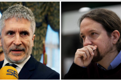 El Gobierno de Sánchez, entregado a Podemos: El guiño de Marlaska a Iglesias preguntando a los opositores a policía por cómo se escribe casoplón