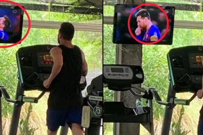 Pillan a Messi viendo sus propios goles mientras entrena y le llueven los memes en Twitter