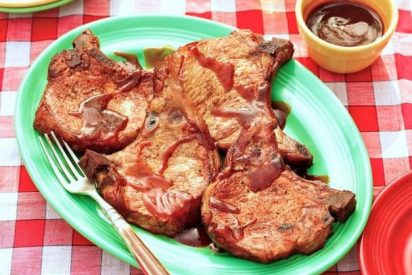Chuletas de Sajonia al horno