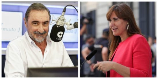 Carlos Herrera se cachondea sin piedad de la golpista Laura Borr&agrave;s: "Coraz&oacute;n, el derecho de autodeterminaci&oacute;n no existe"