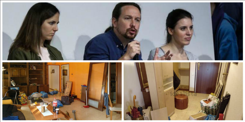 La due&ntilde;a de la vivienda puesta en la diana por Podemos le 'pasa factura' a Iglesias, Montero y Belarra con unas espeluznantes im&aacute;genes