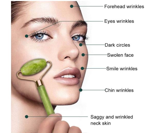 rodillo de jade para la piel