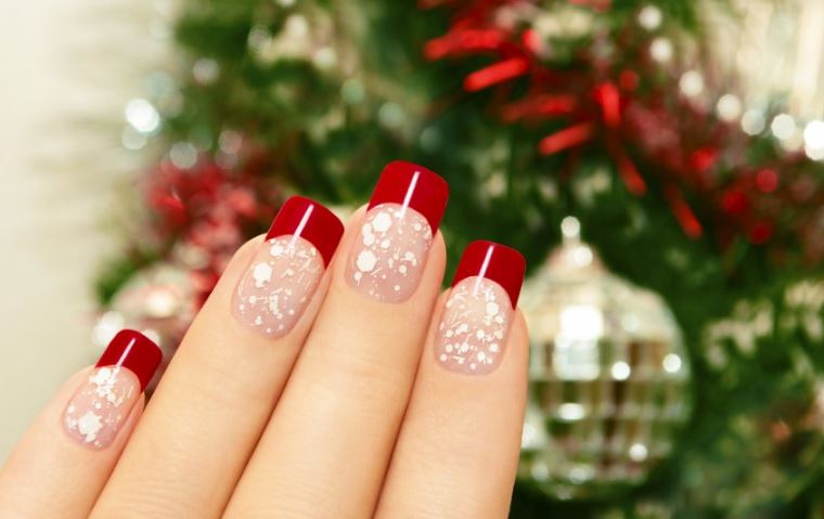 Uñas navideñas ideas fáciles