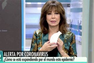 El coronavirus alarma a Espa&ntilde;a: la venta de mascarillas arrasa y Ana Rosa se coloca una en TV