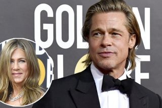 Globos de Oro: El discurso de Brad Pitt, una broma sobre sus amor&iacute;os y la mirada de Jennifer Aniston que enloqueci&oacute; a las redes