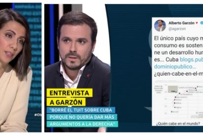 El comunista Garz&oacute;n blanquea a la dictadura cubana en laSexta: "Siendo un pa&iacute;s muy pobre supo gestionar sus dificultades"