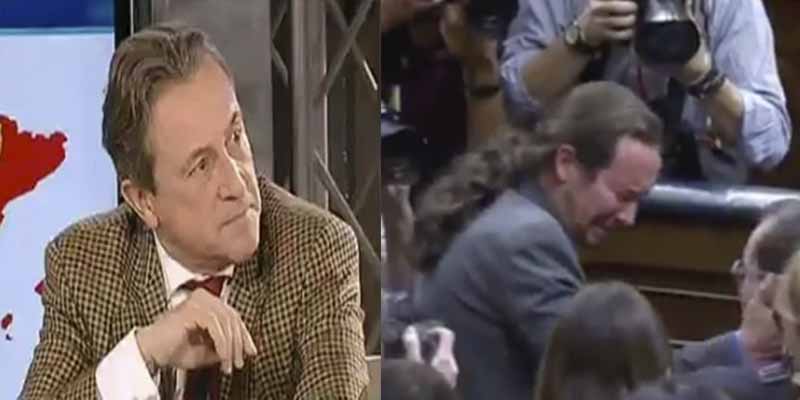 Hermann Tertsch se mofa del lloriqueo de Pablo Iglesias por conseguir una Vicepresidencia con sus "35 pat&eacute;ticos esca&ntilde;os"