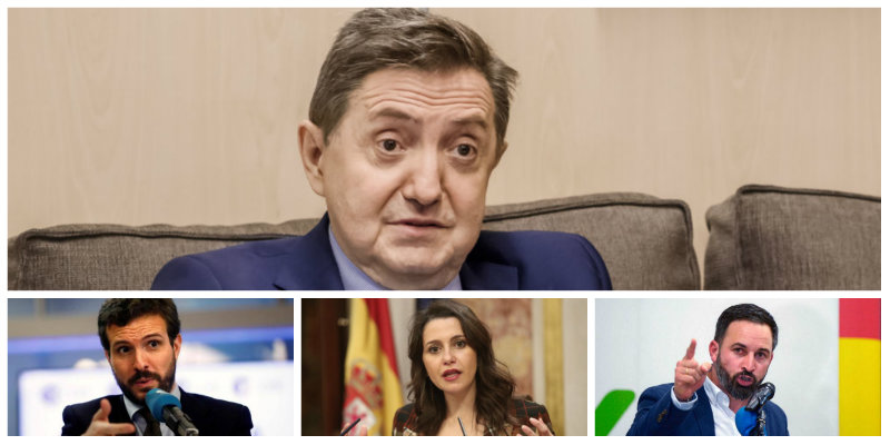 Losantos 'espolea' a Abascal, Arrimadas y Casado con un duro mensaje: "O se unen contra el Frente Popular o se van al guano"