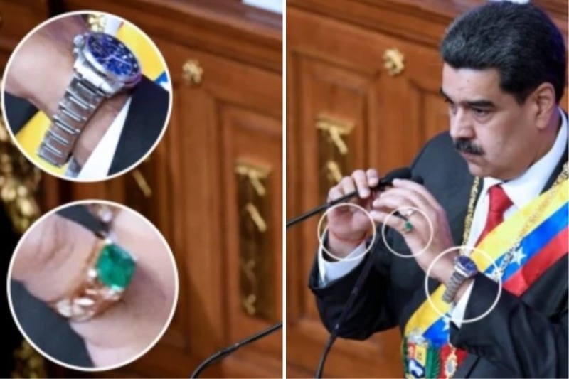 Venezuela: pillan a Nicol&aacute;s Maduro con lujosas joyas y piezas de brujer&iacute;a