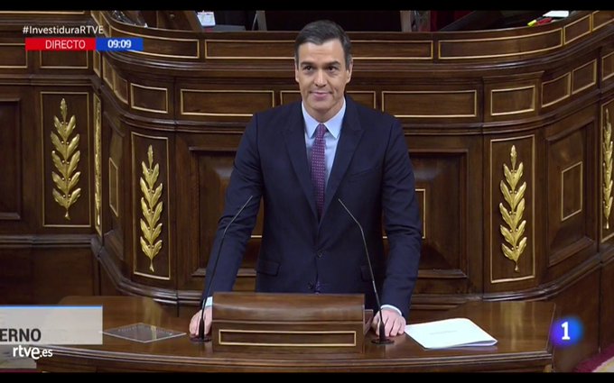 Pedro S&aacute;nchez ensucia el debate de investidura con la primera gran mentira: "Espa&ntilde;a no se va a romper"