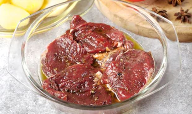 macerar la carne de ternera