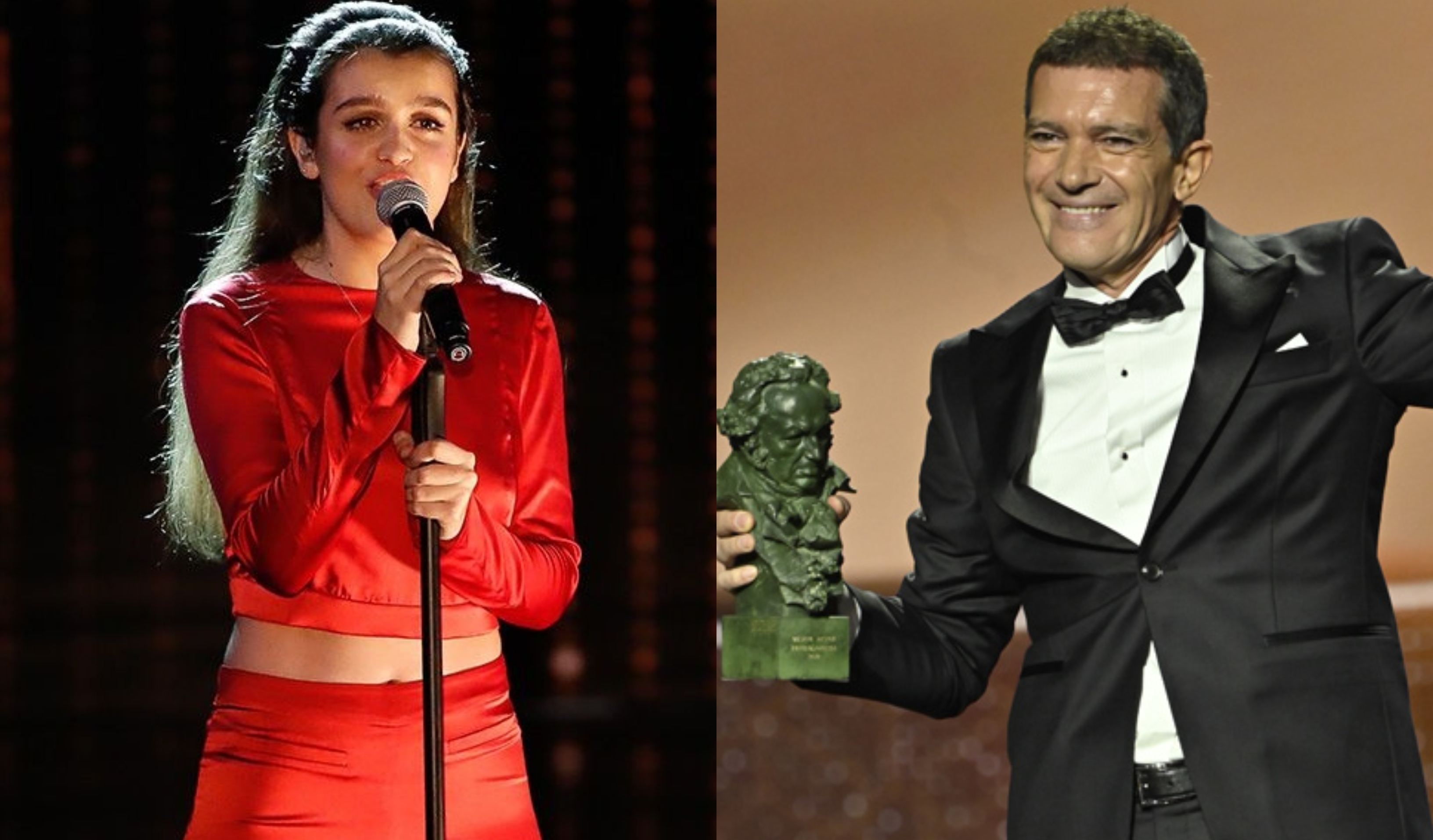 Amaia Romero 'revienta' el discurso de Antonio Banderas: "Este Goya me lo voy a meter por el culo"