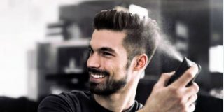 Cómo usar laca para el pelo de hombre
