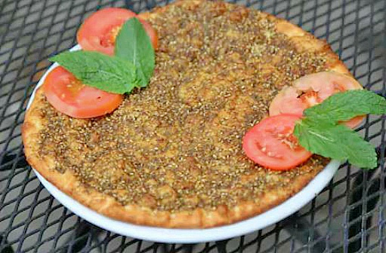 Receta de manakish liban&eacute;s