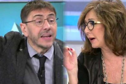 El venenoso Juan Carlos Monedero desprecia a Ana Rosa Quintana "por ser rica"