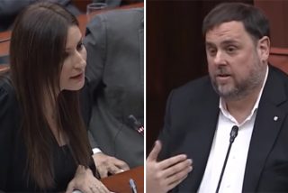 Descomunal repaso de Lorena Roldán en la cara misma de Junqueras y de todos sus amigotes