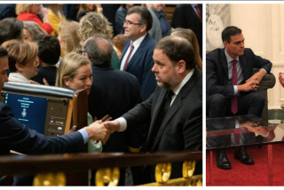 Sánchez se empecina en dialogar con el inhabilitado Torra y en rehabilitar al delincuente Junqueras