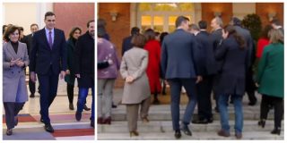 Pedro S&aacute;nchez y la metedura de pata que arruina su foto de familia ministerial