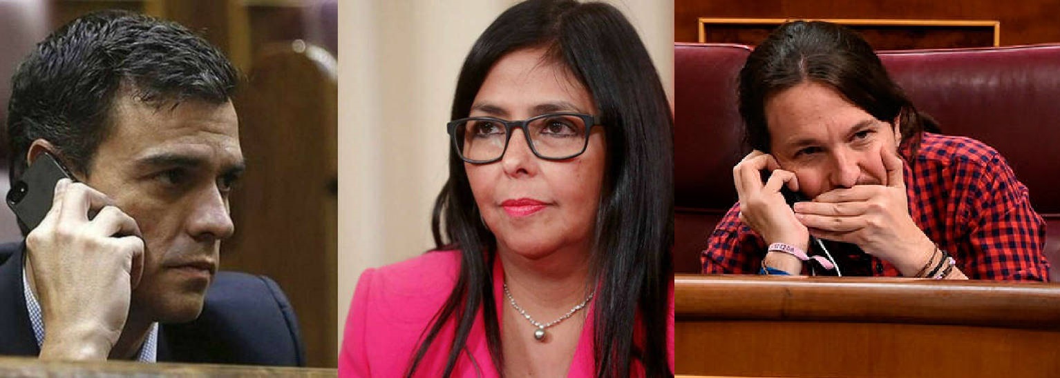 El 'caso Ábalos' se enturbia: confirman la llamada de Delcy Rodríguez a Pedro Sánchez y suman otra a Pablo Iglesias