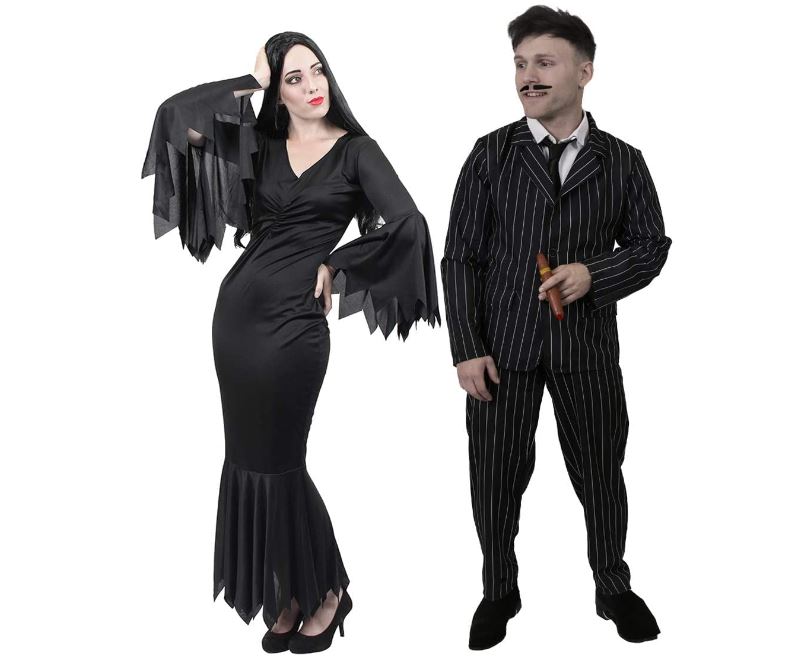 Mejores disfraces de Carnaval para parejas - Familia Addam