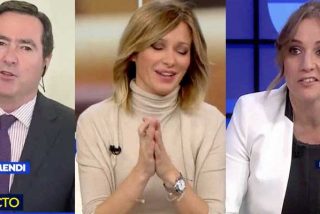 Tensi&oacute;n en 'Espejo P&uacute;blico': Antonio Garamendi exige a Susanna Griso que corte el "mitin electoral" anti-empresarios de Tania S&aacute;nchez