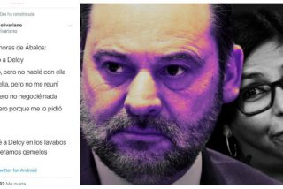 &Aacute;balos se 'zumb&oacute;' a Delcy Rodr&iacute;guez en los lavabos del Aeropuerto y el ministro y la chavista esperan gemelos
