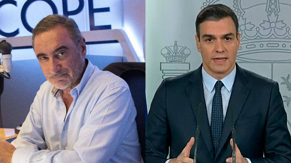 Carlos Herrera se harta de las peroratas insufribles de Sánchez en televisión: "Cuidado, la propaganda no es liderazgo"