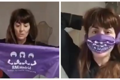 La nueva imbecilidad feminista: ense&ntilde;an a fabricar mascarillas para protegerse del 'patriarcavirus'