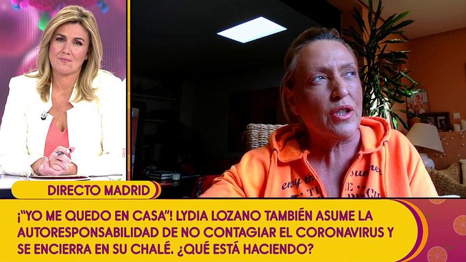 &lsquo;S&aacute;lvame&rsquo;: Lydia Lozano, aislada por &ldquo;protocolo&rdquo; ante la amenaza del coronavirus
