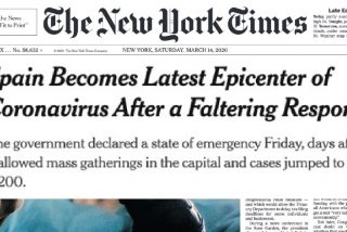 Hasta 'The New York Times' critica la 'vacilante' gesti&oacute;n de S&aacute;nchez en el coronavirus
