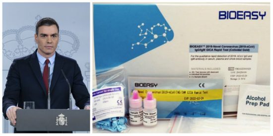 Los m&eacute;dicos dejan en evidencia a S&aacute;nchez: "Los tests del coronavirus son un aut&eacute;ntico churro"