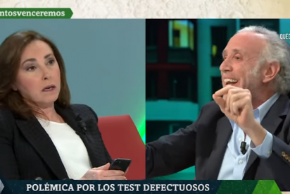 Ang&eacute;lica Rubio se pone como la ni&ntilde;a del exorcista ante la perfecta definici&oacute;n de Eduardo Inda sobre los efectos mortales del 8-M