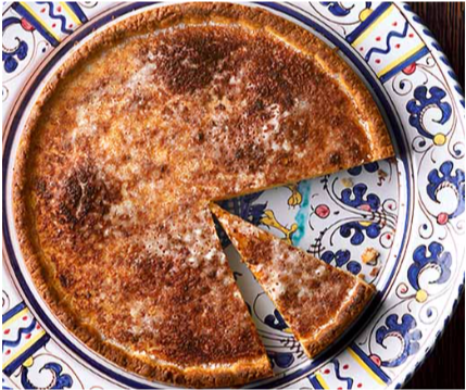 Tarta crujiente de lim&oacute;n