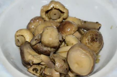champiñones al vapor