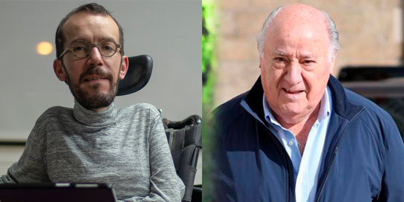 Varapalo bestial a Echenique: ataca a Amancio Ortega por sus donaciones y le fulminan con sus &lsquo;trapos sucios&rsquo;