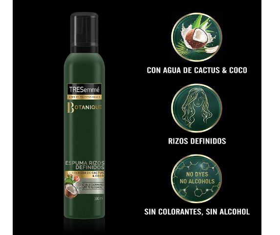 espumas para el pelo sin alcohol