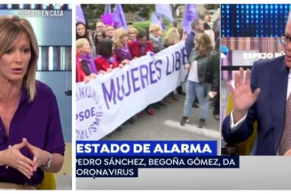 Susanna Griso se niega a pedir disculpas por haber jaleado la marcha 'feminazi' del 8-M y un colaborador desmonta sus excusas
